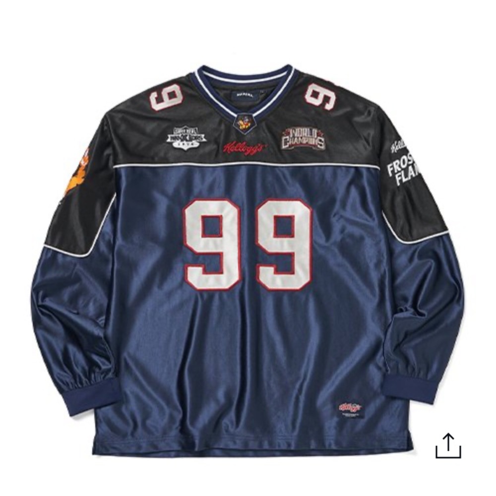 WKNDRS Kelloggs Super Bowl Football Jersey - limited edition